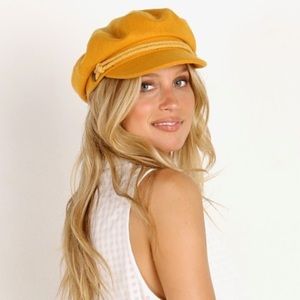 Brixton Ashland Cap Mustard Yellow size XS